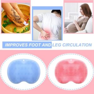 product details Foot Massager: foot massager mat for shower will touch every skin of the foot, relieve foot fatigue and make you feel relaxed. Massage hard or gently according to your preference, which will help exfoliate and clean dry skin and calluses Allow You to Relax: you can feel relaxed by massaging the soles of your feet with our bathtub foot scrubber, you can enjoy a comfortable and relaxing foot spa at home, saving time and energy in going to the pedicure house Intimate Suction Cups and Hole: shower feet scrubber is equipped with suction cups on the back side, which can firmly attach to the floor, you don’t need to worry about slipping; The convenient hanging hole allows you to dry after use without taking up too much space No Need to Bend: with the foot scrub mat for shower, you no longer need to bend over when washing your soles, suitable for people of most ages, especially those with knee pain or back pain, pregnancy, the elderly, etc