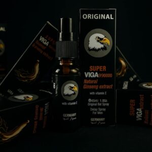 Super Viga 990000 Delay Spray for Men 45ml – Natural Ginseng Extract with Vitamin E | Long Lasting Performance Spray for Men